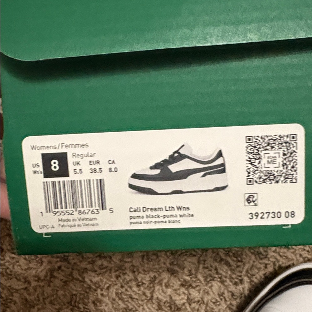 Puma Women’s Cali Dream Size 8 Sneakers Black & White - Picture 7 of 7